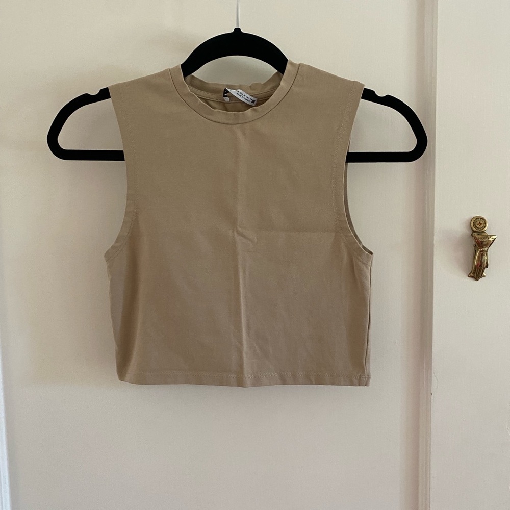 Zara Cropped Muscle Tank